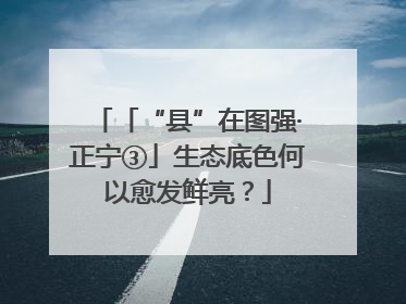 「“县”在图强·正宁③」生态底色何以愈发鲜亮？