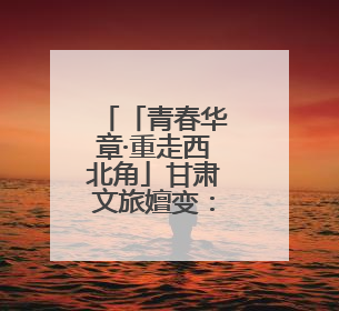 「青春华章·重走西北角」甘肃文旅嬗变：荒山变花海，文创“语”千年