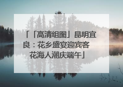 「高清组图」昆明宜良：花乡盛宴迎宾客 花海人潮庆端午