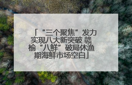 “三个聚焦”发力实现八大新突破 赣榆“八鲜”破局休渔期海鲜市场空白