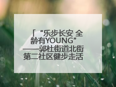 “乐步长安 全龄有YOUNG”——郭杜街道北街第二社区健步走活动超“燃”