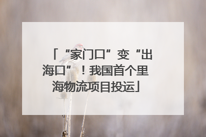 “家门口”变“出海口”！我国首个里海物流项目投运