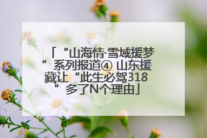 “山海情·雪域援梦”系列报道④ 山东援藏让“此生必驾318”多了N个理由