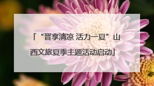 “晋享清凉 活力一夏”山西文旅夏季主题活动启动