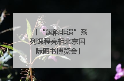 “漯韵非遗”系列课程亮相北京国际图书博览会