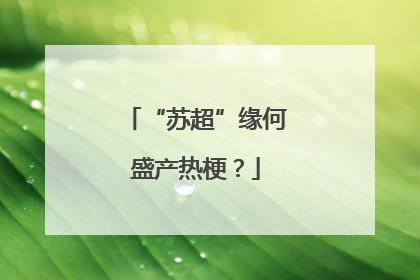 “苏超”缘何盛产热梗？