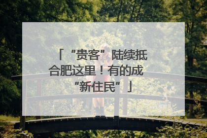“贵客”陆续抵合肥这里！有的成“新住民”
