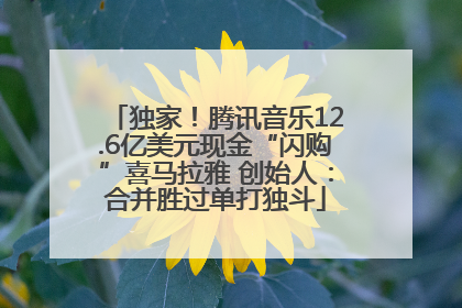 独家！腾讯音乐12.6亿美元现金“闪购”喜马拉雅 创始人：合并胜过单打独斗
