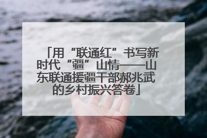 用“联通红”书写新时代“疆”山情——山东联通援疆干部郝兆武的乡村振兴答卷