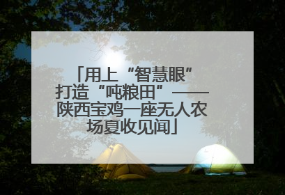 用上“智慧眼” 打造“吨粮田”——陕西宝鸡一座无人农场夏收见闻