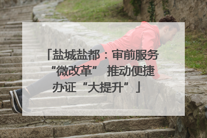 盐城盐都：审前服务“微改革” 推动便捷办证“大提升”