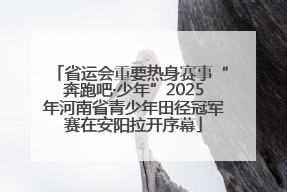 省运会重要热身赛事“奔跑吧·少年”2025年河南省青少年田径冠军赛在安阳拉开序幕