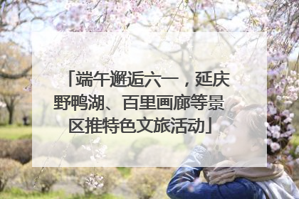 端午邂逅六一，延庆野鸭湖、百里画廊等景区推特色文旅活动