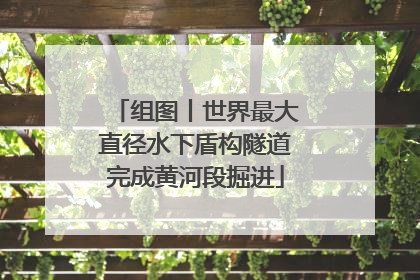 组图丨世界最大直径水下盾构隧道完成黄河段掘进