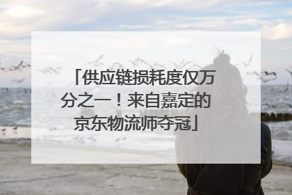 供应链损耗度仅万分之一！来自嘉定的京东物流师夺冠