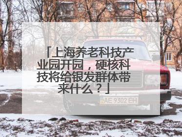 上海养老科技产业园开园，硬核科技将给银发群体带来什么？
