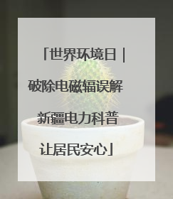 世界环境日｜破除电磁辐误解 新疆电力科普让居民安心