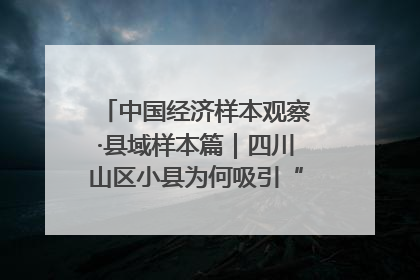 中国经济样本观察·县域样本篇｜四川山区小县为何吸引“村播”扎堆？