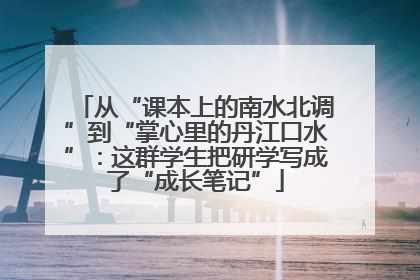 从“课本上的南水北调”到“掌心里的丹江口水”：这群学生把研学写成了“成长笔记”