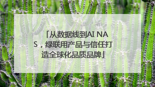 从数据线到AI NAS，绿联用产品与信任打造全球化品质品牌