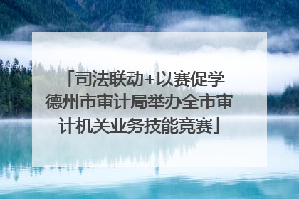 司法联动+以赛促学 德州市审计局举办全市审计机关业务技能竞赛