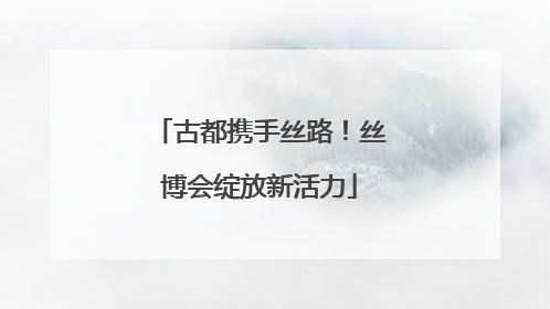 古都携手丝路！丝博会绽放新活力