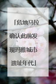 危地马拉确认此前发现玛雅城市遗址年代