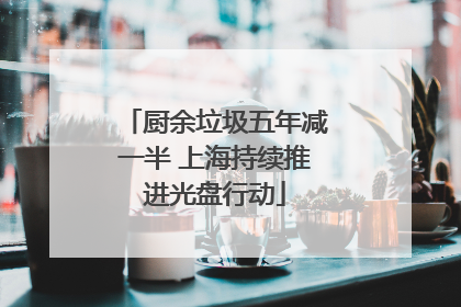厨余垃圾五年减一半 上海持续推进光盘行动