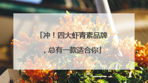 冲！四大虾青素品牌，总有一款适合你