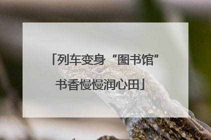列车变身“图书馆” 书香慢慢润心田