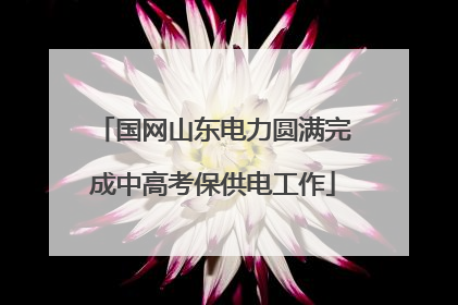 国网山东电力圆满完成中高考保供电工作