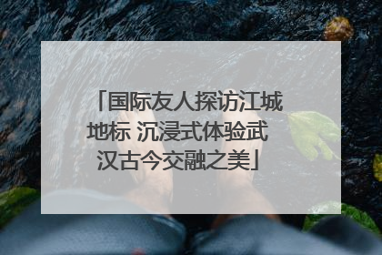 国际友人探访江城地标 沉浸式体验武汉古今交融之美