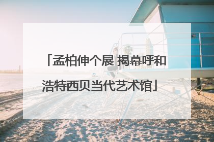 孟柏伸个展 揭幕呼和浩特西贝当代艺术馆