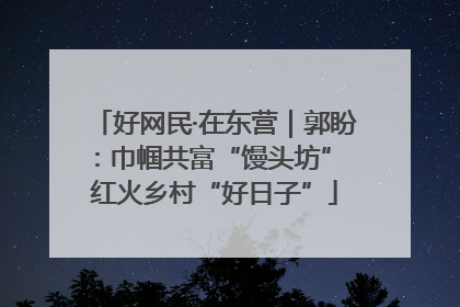 好网民·在东营｜郭盼：巾帼共富“馒头坊” 红火乡村“好日子”