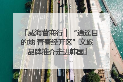 威海营商行｜“逍遥目的地 青春经开区”文旅品牌推介走进韩国