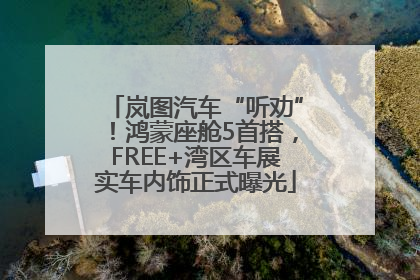 岚图汽车“听劝”！鸿蒙座舱5首搭，FREE+湾区车展实车内饰正式曝光