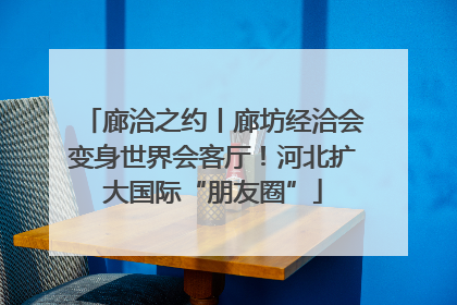廊洽之约丨廊坊经洽会变身世界会客厅！河北扩大国际“朋友圈”