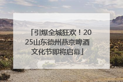 引爆全城狂欢！2025山东德州燕京啤酒文化节即将启幕