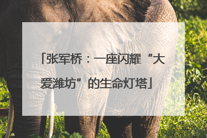 张军桥：一座闪耀“大爱潍坊”的生命灯塔
