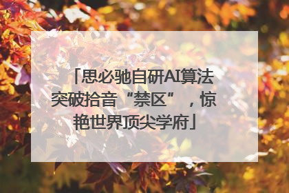 思必驰自研AI算法突破拾音“禁区”，惊艳世界顶尖学府