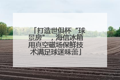 打造世俱杯“球景房”，海信冰箱用真空磁场保鲜技术满足球迷味蕾