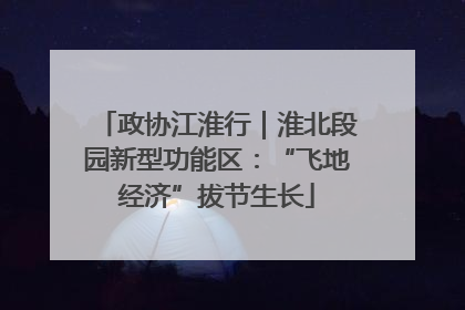 政协江淮行｜淮北段园新型功能区：“飞地经济”拔节生长