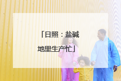日照：盐碱地里生产忙