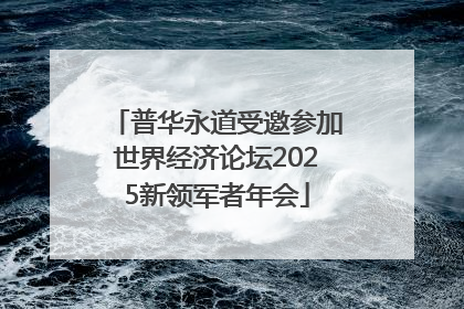 普华永道受邀参加世界经济论坛2025新领军者年会