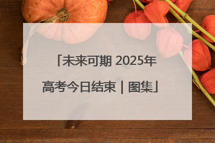 未来可期 2025年高考今日结束｜图集