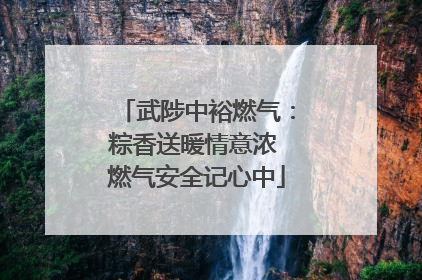 武陟中裕燃气：粽香送暖情意浓 燃气安全记心中