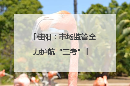 桂阳：市场监管全力护航“三考”