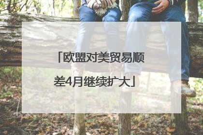 欧盟对美贸易顺差4月继续扩大