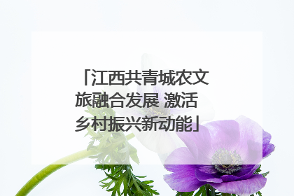 江西共青城农文旅融合发展 激活乡村振兴新动能