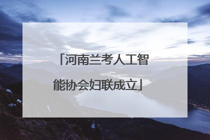 河南兰考人工智能协会妇联成立